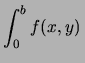 $\displaystyle f(x,y) =\frac{1}{ab}\hspace{1.0cm} \left\{\begin{array}{c} 0 \le x \le a \\  0 \le y \le b \end{array}\right.$