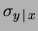 $\displaystyle \mu_y+\rho\frac{\sigma_y}{\sigma_x}(x-\mu_x)$