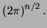 $ \sqrt{2\pi}$