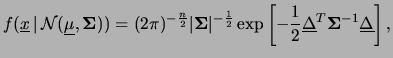 $ \vert{\bf\Sigma}\vert$