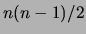 $ n(n+1)/2$