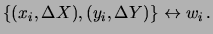$\displaystyle \{x,y\} \leftrightarrow
f(x,y)\,$