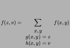 $ V=f(X,Y)$