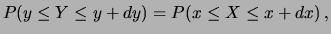 $ Y=g(X)$