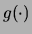 $ g^{-1}(\cdot)$