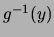 $ g(X)\rightarrow Y$