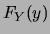 $\displaystyle \left\{\begin{array}{l} X \sim {\cal N}(0,1) \\
Y = X^2 \end{array}\right.$