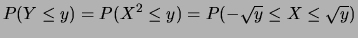 $\displaystyle F_Y(y)$