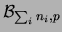 $ {\cal B}_{n_i,p}$