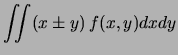 $\displaystyle (X\pm Y)$