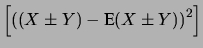 $\displaystyle (X)+\beta\,$