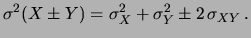 $ \sigma_{XY}$