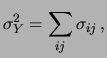 $\displaystyle (X_i) + \sum_{i\ne j}$