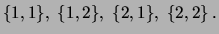 $ 2\times 2=4$