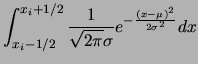 $\displaystyle \lim_{n\rightarrow\infty}(F(x_i) - F(x_i-1))$