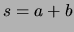 $ p=2\,a+2\,b$