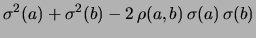 $\displaystyle \sigma^2(d)$