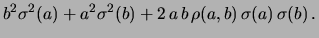 $\displaystyle \sigma^2(A)$