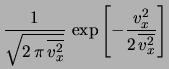 $\displaystyle f(v_x)$