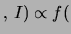 $\displaystyle f(\mu\,\vert\,$