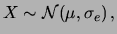 $ \sigma_e$