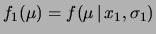 $\displaystyle \{ x_1, \sigma_1\}$