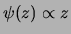 $ \psi^\prime(z)$