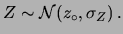 $ \sigma_e/\sqrt{n} \ll \sigma_Z$
