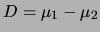 $ S=\mu_1+\mu_2$