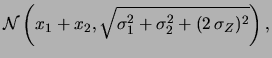 $ D=\mu_1-\mu_2$