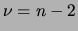 $\displaystyle \overline{x}+\frac{s}{\sqrt{n-2}}\,t\,,$