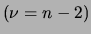 $\displaystyle \frac{\mu-\overline{x}}{s/\sqrt{n-2}}$