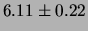 $ 5.72\pm 0.17$