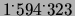$ 1^\cdot 594^\cdot 323$