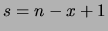 $ r=x+1$