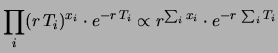 $\displaystyle f(r\,\vert\,\mathbf{x},\mathbf{T})$