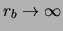 $ {\cal R}(r) = e^{-r}$