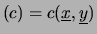 $ (m) = m(\underline{x},\underline{y})$