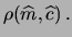 $\displaystyle \rho(m,c)$