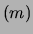 $\displaystyle \widehat{m}\equiv$