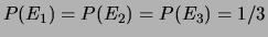 $ P(E_3)=1/2$