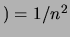 $ ) = 1/25$