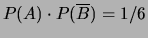 $ P^2(B) = 1/4$