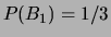 $ P(3) = P(RRR) = (3/7)^3$