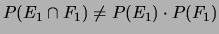 $ P(E_2)=P(F_2)=P(H)=1/2$