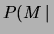 $ \,\vert\, M\cup F) = 0.44$