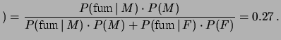 $\displaystyle P(M\,\vert\,$