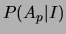 $ P(A_p\vert I)/P(A_p\vert S) \gg 10^{3}$