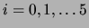 $ P(H_i)=1/6 = 0.167$