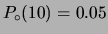 $\displaystyle \left(\frac{1}{3}\right)^n P_\circ(V=10-n) \,,$